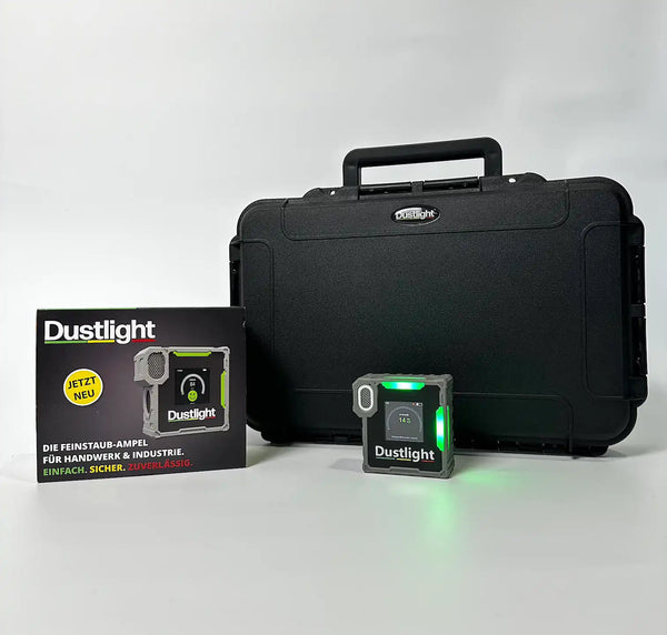 Wasserdichter Koffer für 6 Dustlights mit Ladegerät